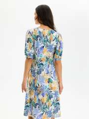 In Front - LUCETTE Smuk Print Kjole
