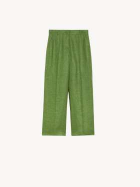 Max Mara - MALIZA LINEN CANVAS TROUSERS