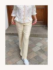 Max Mara - MALIZA LINEN CANVAS TROUSERS