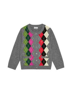 Ganni - Gråternet cardigan