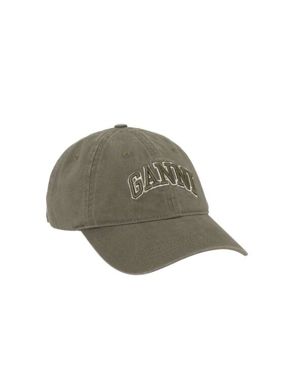 Ganni - Grøn kanvaskasket