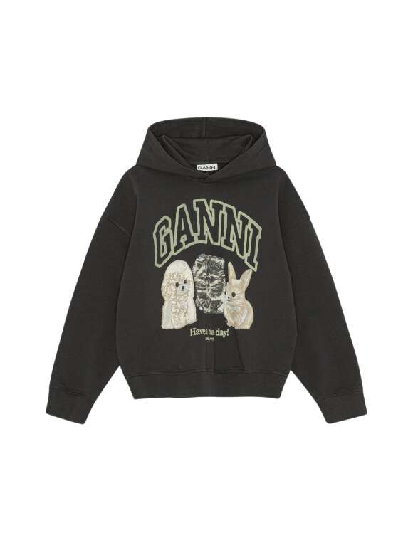 Ganni - Animal hoodie