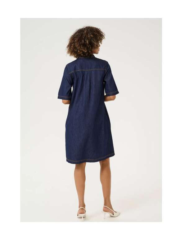 Culture - WINNIE Smart Denim Kjole