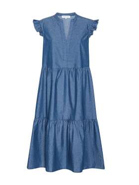 Continue Cph. - BEA LANG DENIM KJOLE