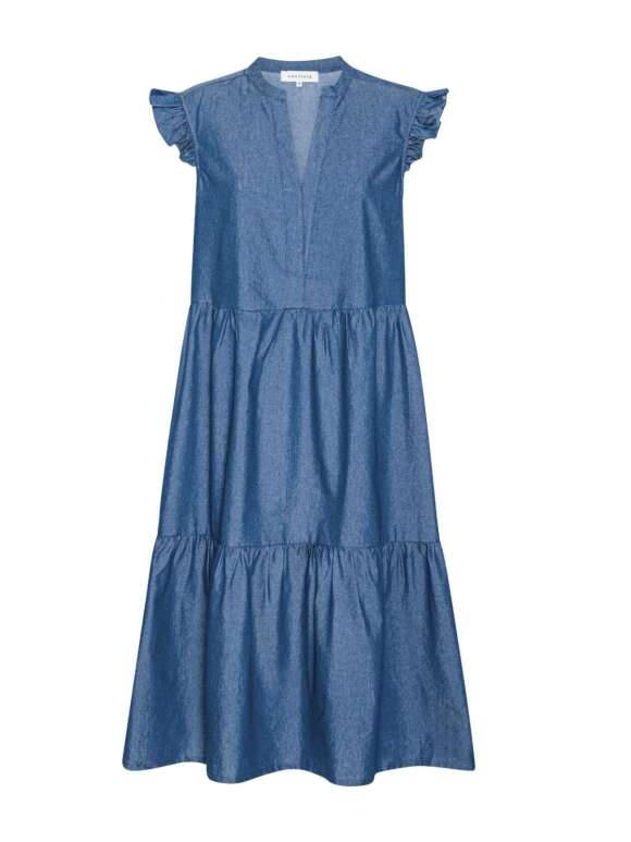 Continue Cph. - BEA LANG DENIM KJOLE