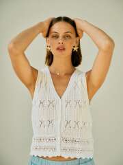 FREEQUENT - Feminin Strik Vest