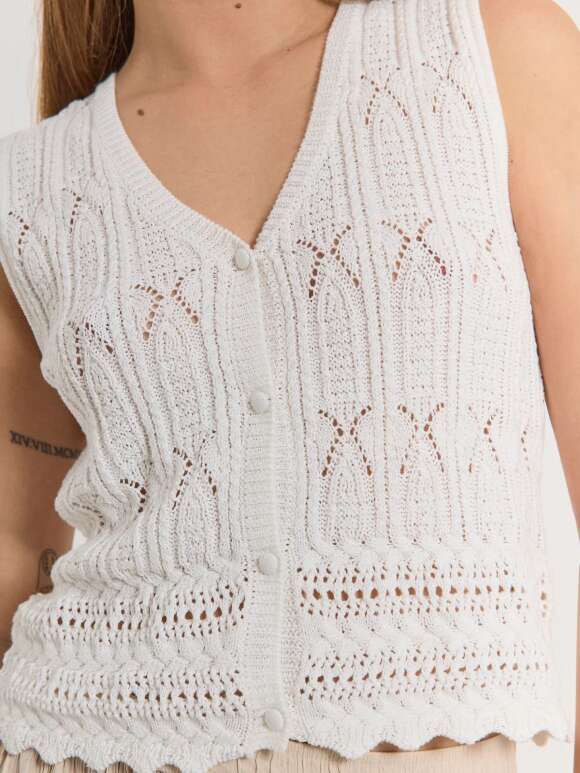 FREEQUENT - Feminin Strik Vest