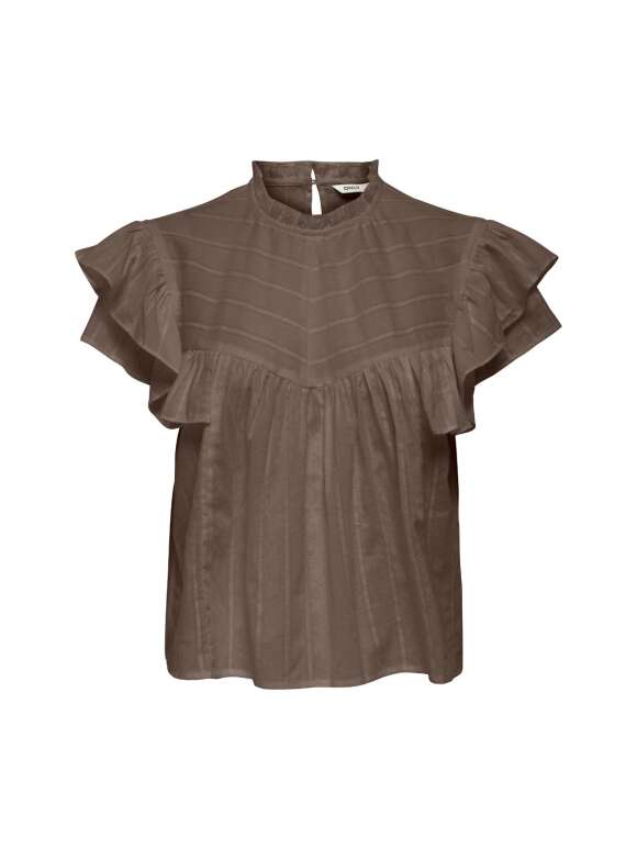 Only - HEIKE FRILL TOP