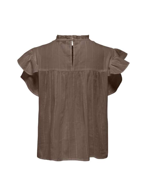 Only - HEIKE FRILL TOP