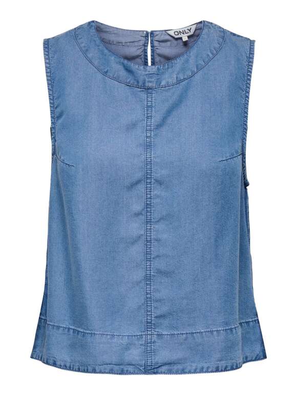 Only - PEMA Denim Blusetop