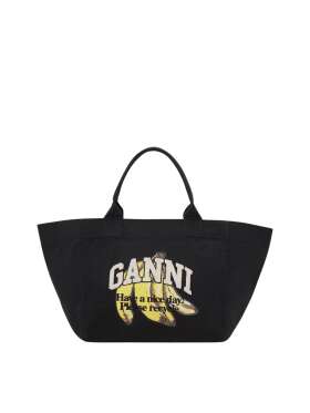Ganni - Tote med bananprint