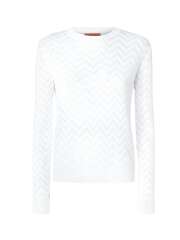 Missoni - TONE IN TONE CHEVRON CREWNECK SWEATER