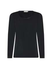 Micha - T-shirt Med Satinkant