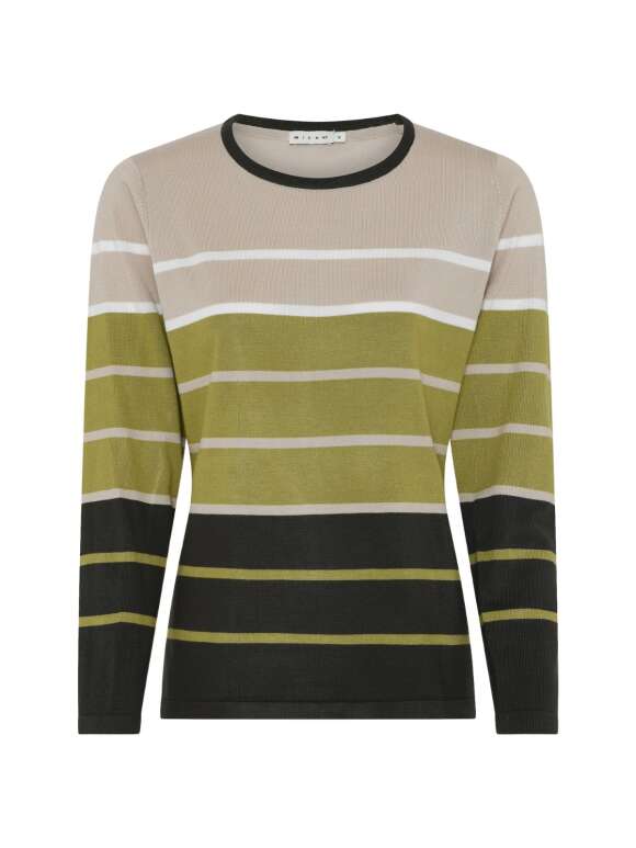 Micha - Autumn Viscose Stripe Knit