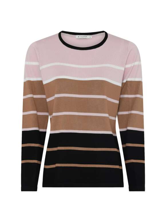 Micha - Autumn Viscose Stripe Knit