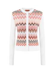 Missoni - VISCOSE-BLEND CARDIGAN MED CHEVRON