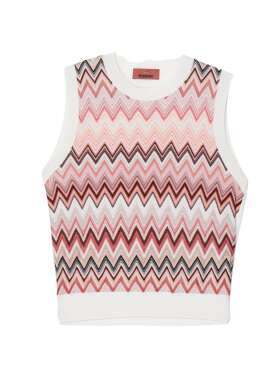 Missoni - VEST STRIKTRØJE HVID