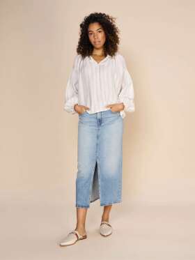 Mos Mosh - MELLA DENIM NEDERDEL 