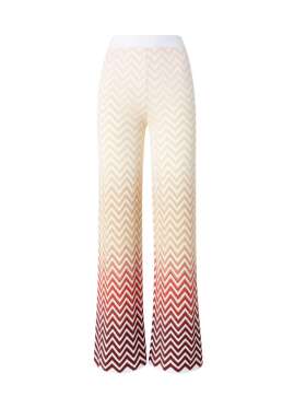 STRAIGHT BUKSER MED CHEVRON MØNSTER