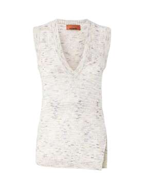 Missoni - PRYDERET ÆRMELØS TOP