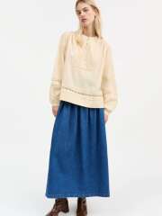 Skall - LEAF Romantisk Bluse Skall - LEAF Romantisk Bluse