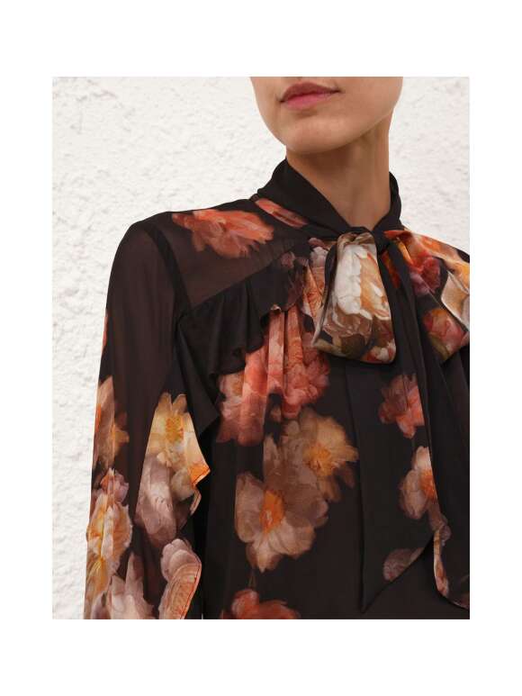 Zimmermann - HYPNOTIC FLUTTER BLUSE