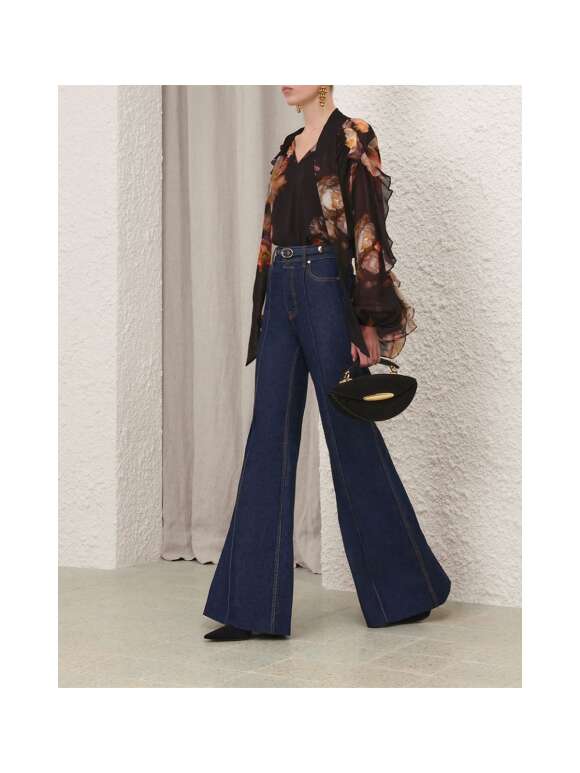 Zimmermann - HYPNOTIC FLUTTER BLUSE