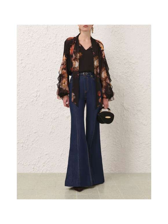 Zimmermann - HYPNOTIC FLUTTER BLUSE