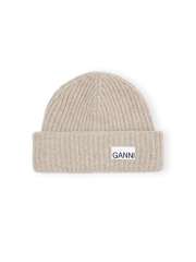 Ganni - RIBSTRIKKET HUE