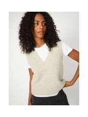 Mos Mosh - ZHARA STRIKKET VEST Mos Mosh - ZHARA STRIKKET VEST