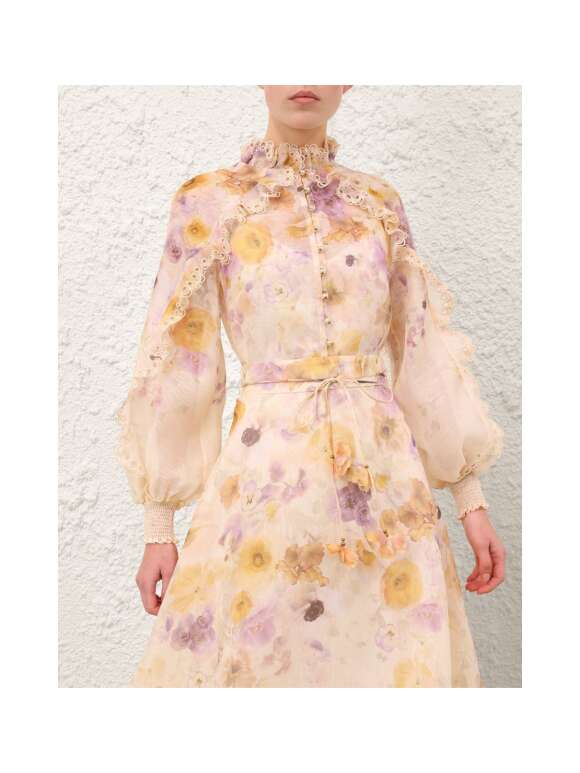 Zimmermann - MEMENTO EMBROIDERED BLUSE