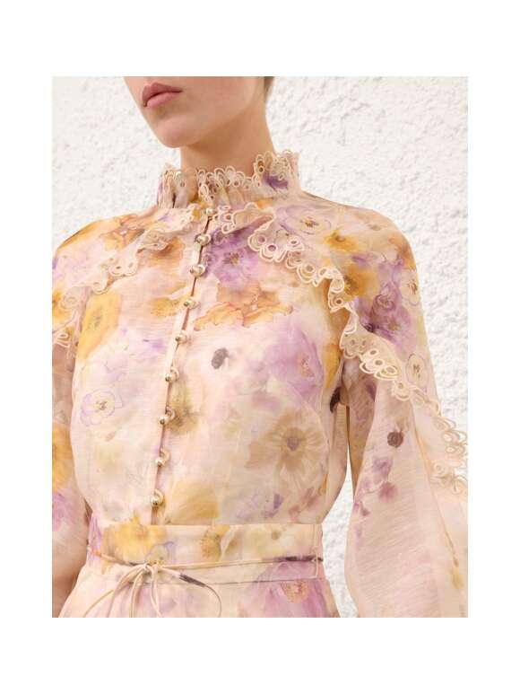 Zimmermann - MEMENTO EMBROIDERED BLUSE