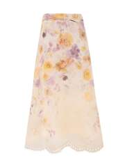Zimmermann - MEMENTO EMBROIDERED MIDI NEDERDEL