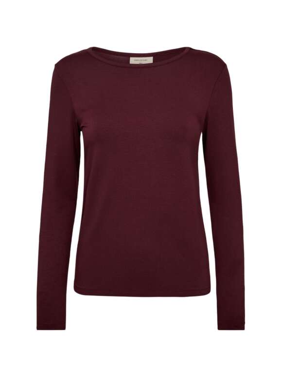 FREEQUENT - LIANA LANGÆRMET T-SHIRT