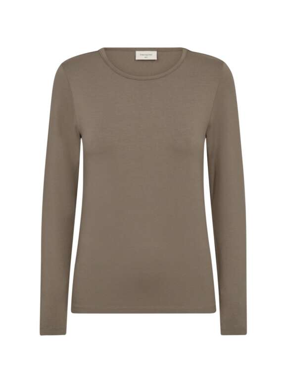 FREEQUENT - LIANA LANGÆRMET T-SHIRT