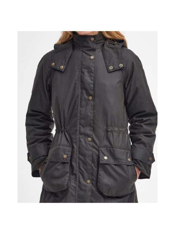 BARBOUR - LONG CANNICH WAXED JAKKE