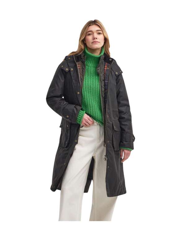 BARBOUR - LONG CANNICH WAXED JAKKE