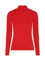 Micha - BASIC BLUSE MED HØJ HALS