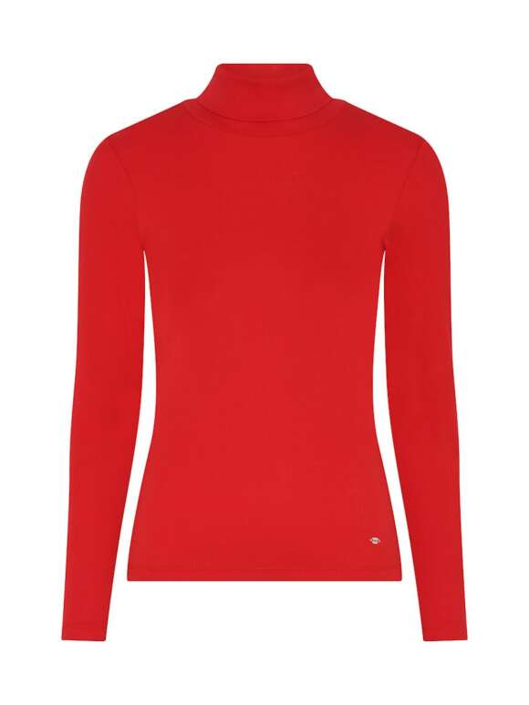 Micha - BASIC BLUSE MED HØJ HALS