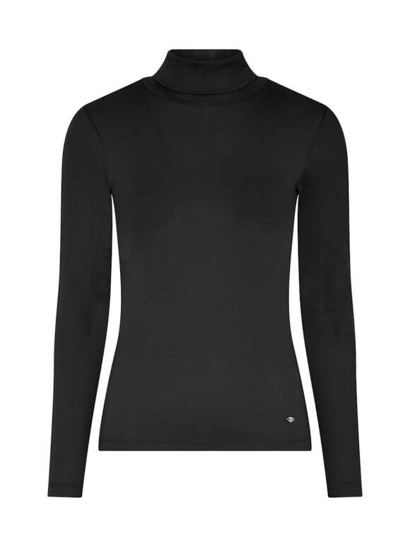Micha - BASIC BLUSE MED HØJ HALS