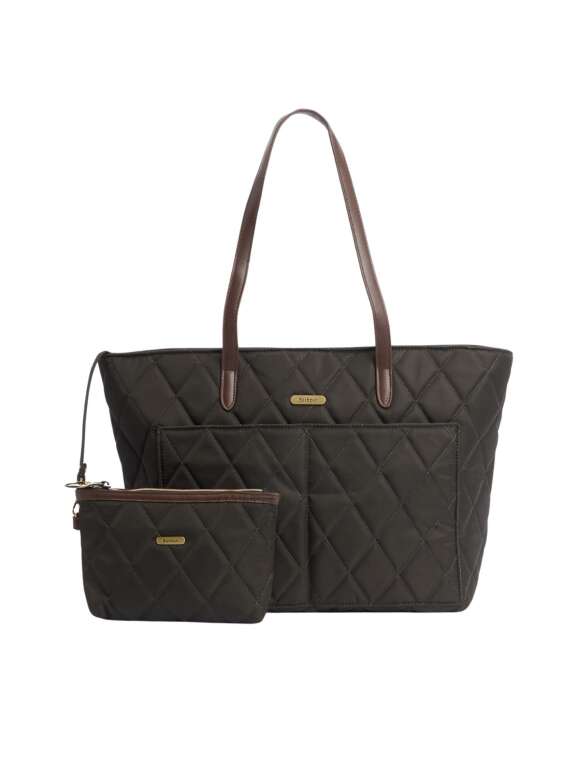 BARBOUR - QUILTED TOTE BAG