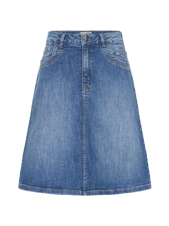 Pulz Jeans - KATJA DENIM NEDERDEL