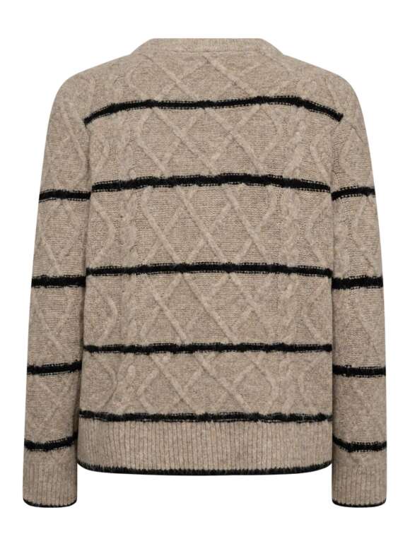 FREEQUENT - HIRO Cabelstrikket Cardigan