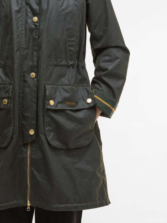BARBOUR - MARCY WAX PARKA 