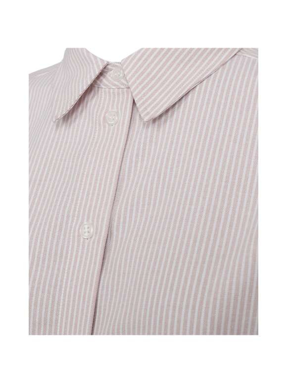 FREEQUENT - OXFORD STRIBET SKJORTE