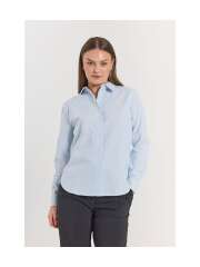 FREEQUENT - OXFORD STRIBET SKJORTE