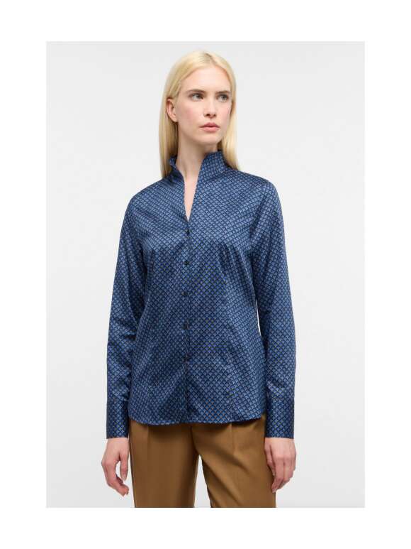 Eterna - BOMULDSSATIN SKJORTE