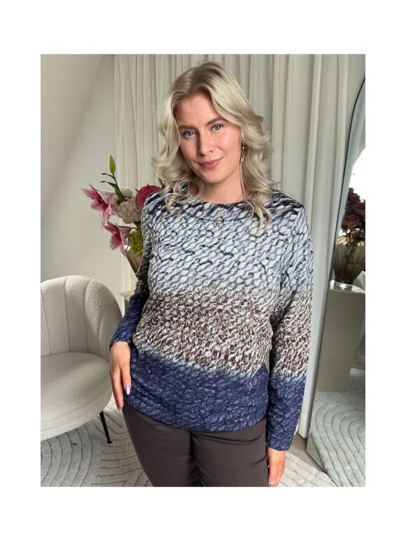 Textil Karntner - BLUSE MED TEKSTUR