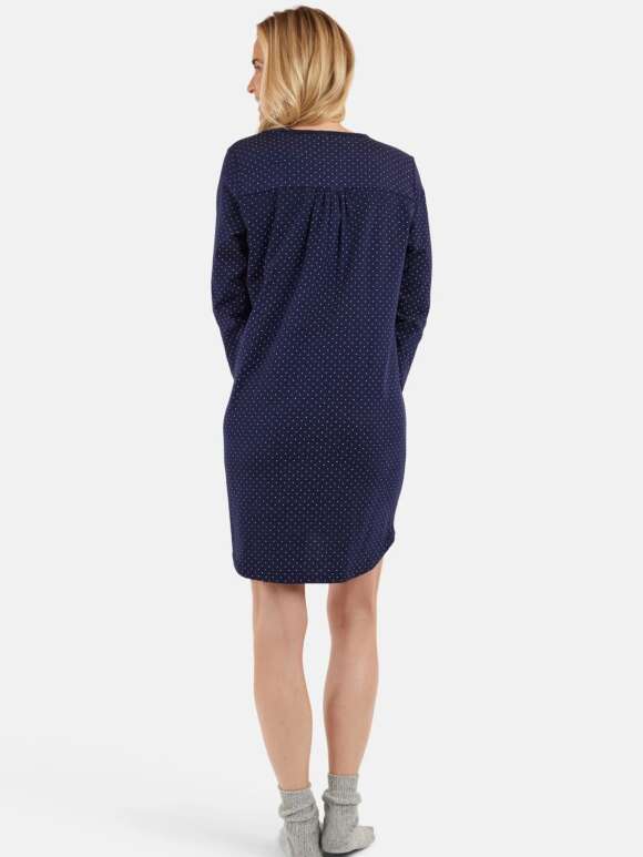 Brandtex - Feminin Prikket Natkjole