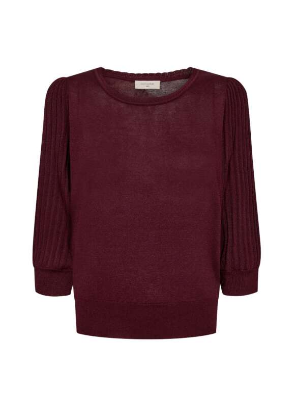 FREEQUENT - GLITTA 3/4 ÆRMET STRIK